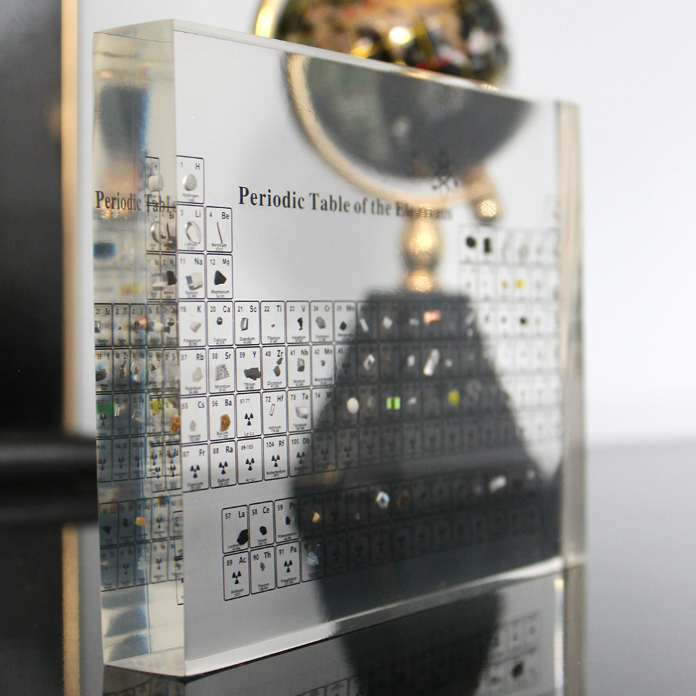 Ästhetisches Periodensystem Leuchtdisplay; ideal für Büro, Labor, Lernzimmer oder moderne Wohnbereiche.