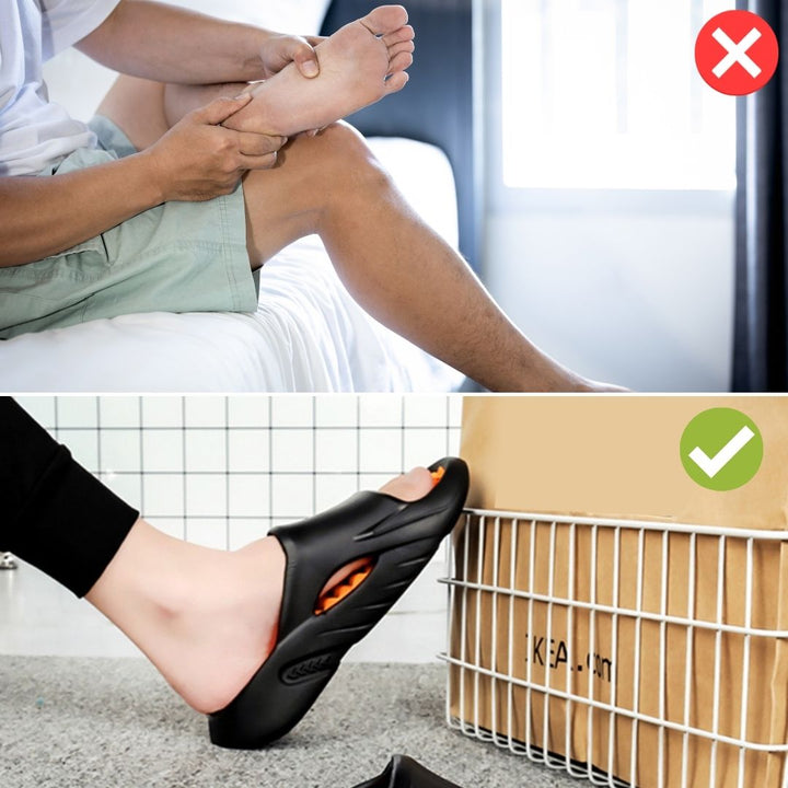 Leichte Badeschuhe & Gartenschuhe mit Massage-Noppen. Rutschfest, für Damen & Herren.