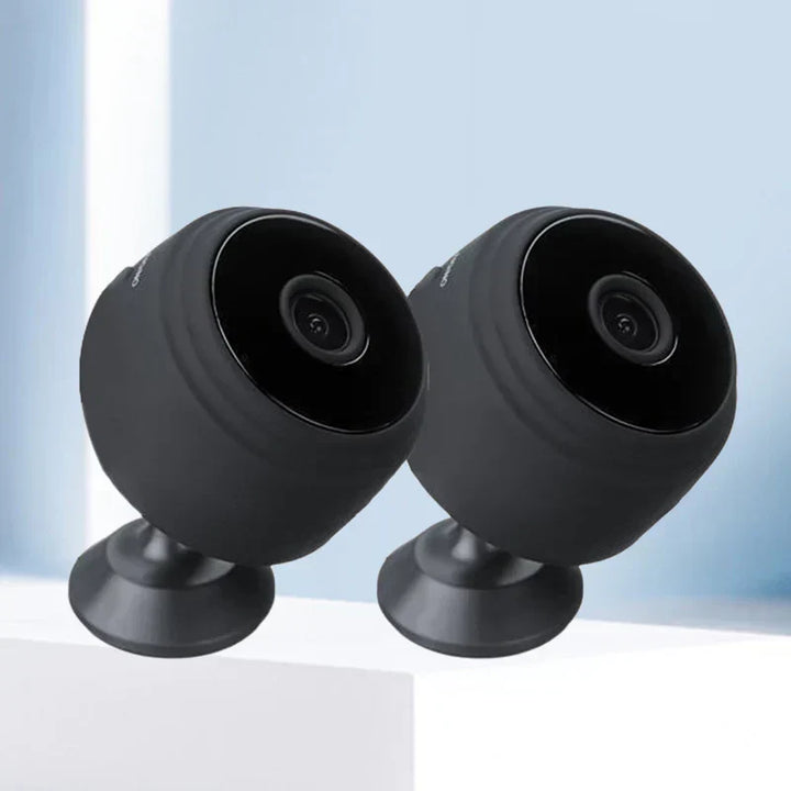 Diskrete 1080p Überwachungskamera, magnetisch haftend, perfekt für Smart Home Sicherheitslösungen.