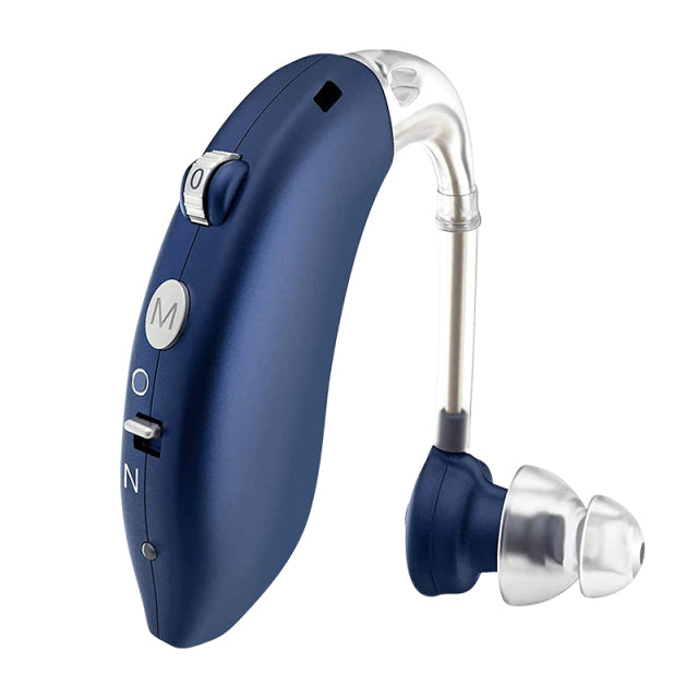 SoundPro Hörgeräte für klares Hören, mit aktiver Geräuschunterdrückung für optimale Sprachverständlichkeit.