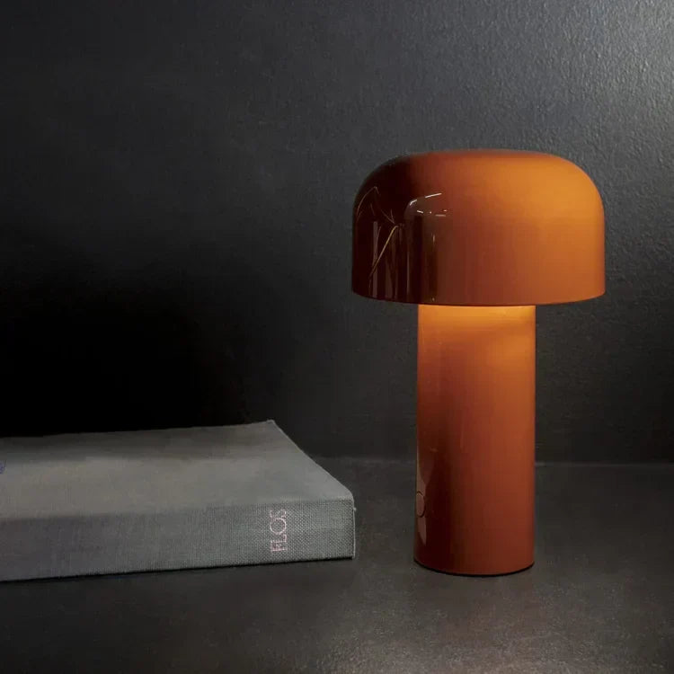 Dekorative Pilzlampe, kabellose LED Tischleuchte mit Farbwechsel für jeden Raum.