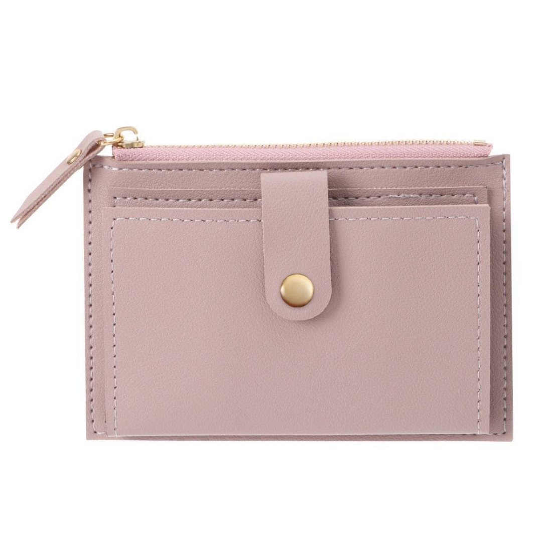 Moderne Unisex Mini-Geldbörse. Kompaktes Kartenetui mit zusätzlichem Münzfach.