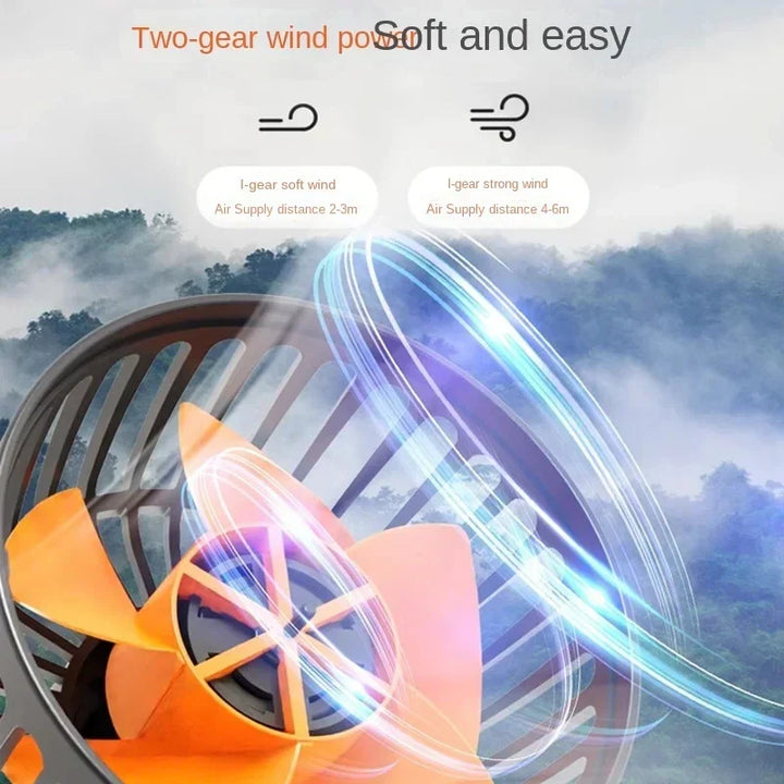 Leistungsstarker 3-Kopf USB Autolüfter für 12V/24V Fahrzeuge. Bietet 360° Kühlung & Komfort auf jeder Fahrt.