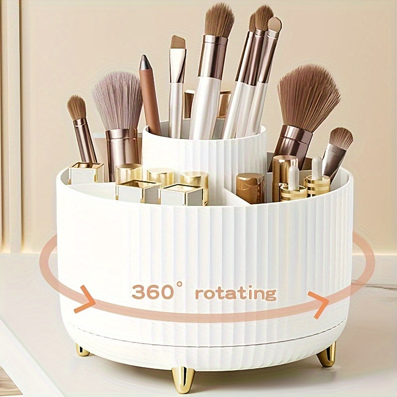 Übersichtlicher 360° drehbarer Kosmetik Organizer für Schminktisch. Optimale Aufbewahrung für Make-up & Beauty.