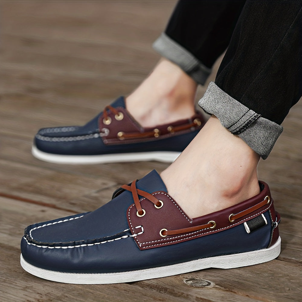Leichte Herren Bootsschuhe für Frühling & Sommer. Atmungsaktive Slipper mit exzellentem Komfort.