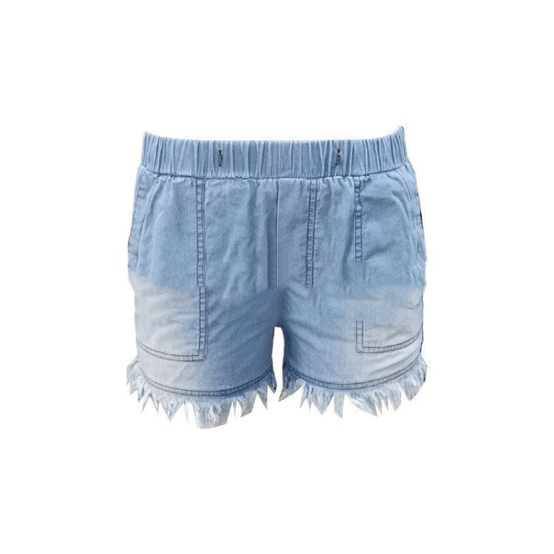 Lässige Damen Sommerbekleidung: bequeme Lois Amsterdam Freizeitshorts für den perfekten Urlaubslook.