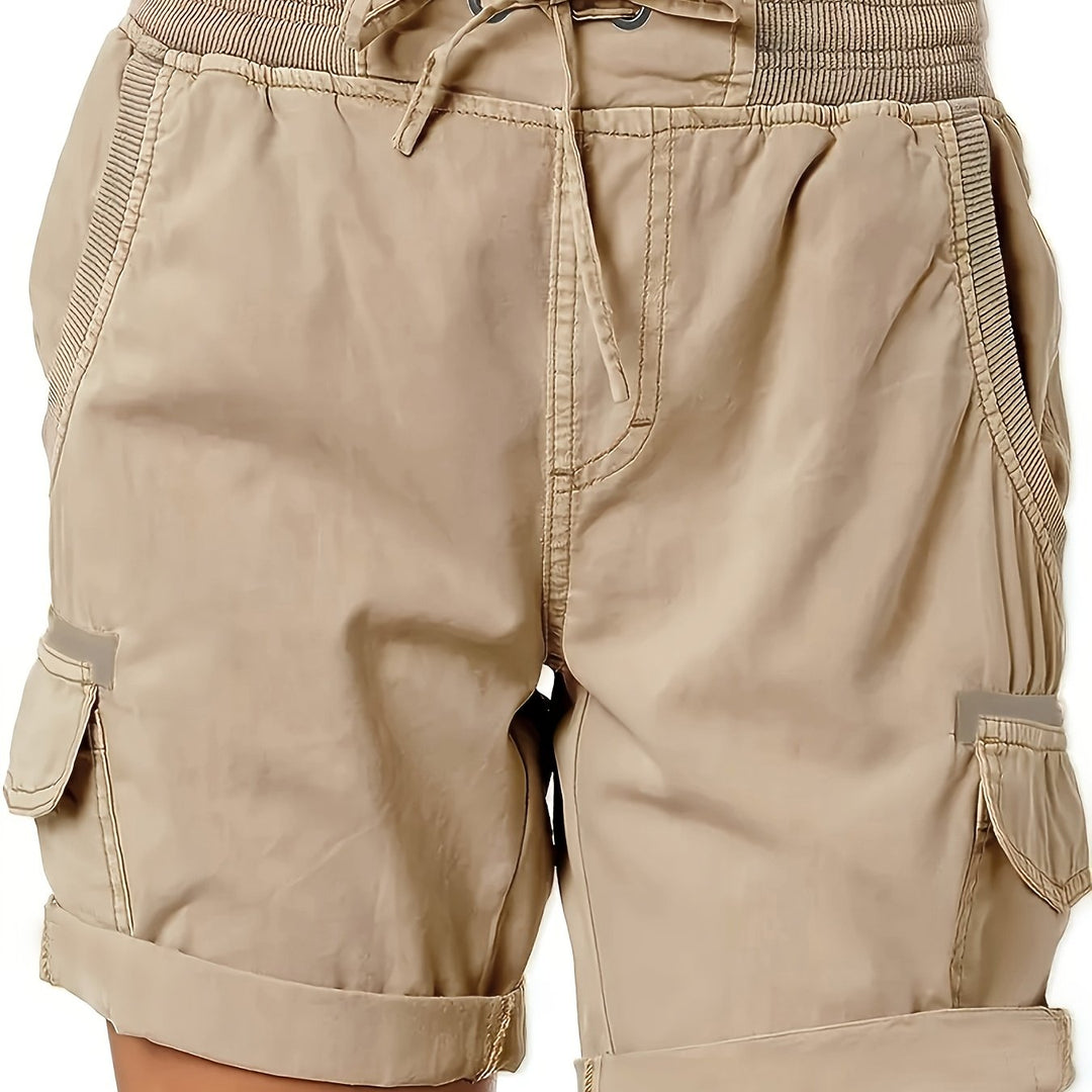 Vielseitige Damen Cargo Shorts mit Kordelzug, ideal für jede Garderobe.