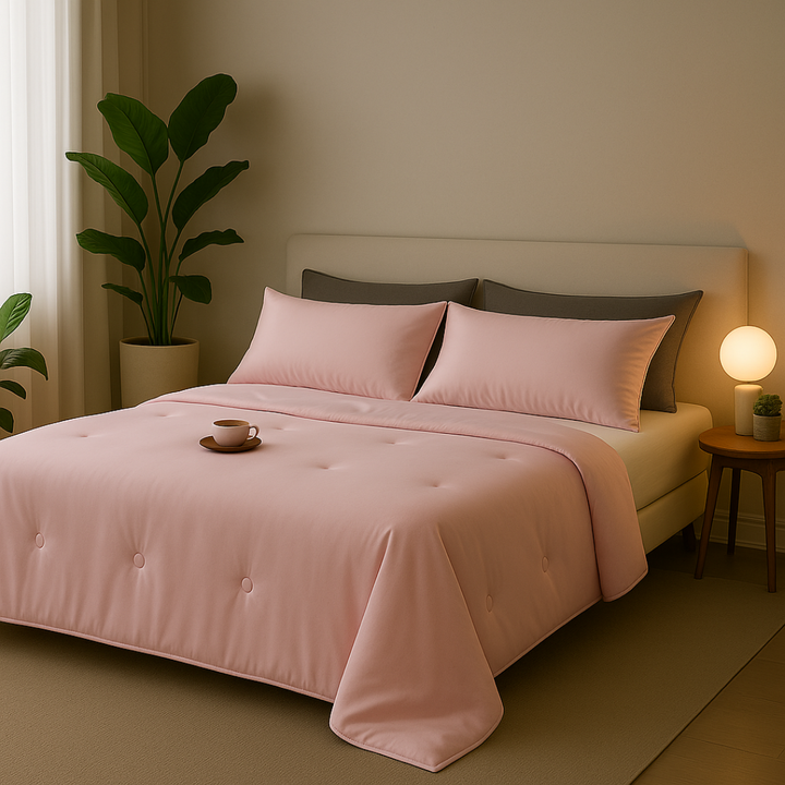 Leichte Sommerdecke unisex, ChillComfort, atmungsaktiv & kühlend für erholsamen Schlaf.