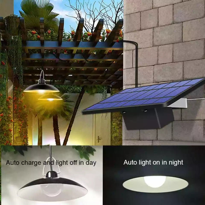 Drahtloses TwinRay Solar-LED-Lampen-Set für flexible Außen- und Innenbereiche, komfortabel mit Fernbedienung.
