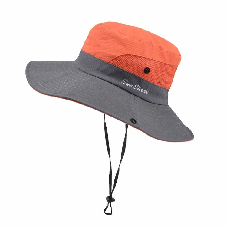 Faltbarer UV-Schutz Damenhut, ideal als Reiseaccessoire für den Sommerurlaub.