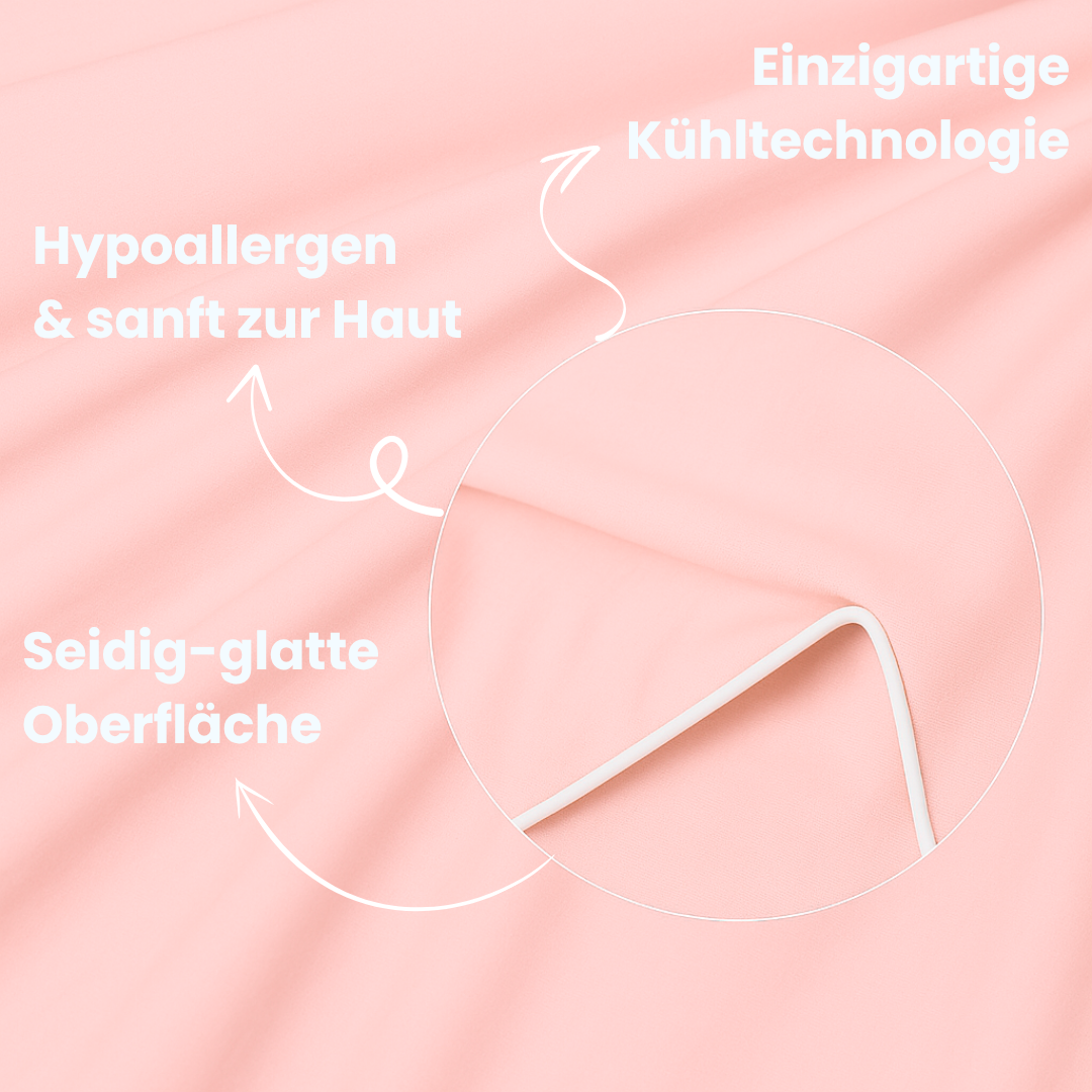 Erfrischende unisex Schlafdecke aus Eisseide, kühlend & komfortabel für jede Jahreszeit.