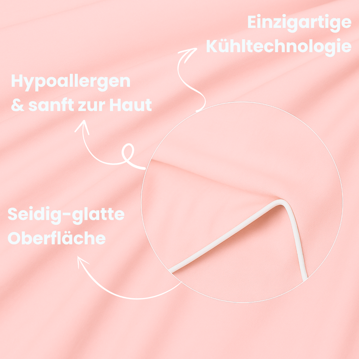 Erfrischende unisex Schlafdecke aus Eisseide, kühlend & komfortabel für jede Jahreszeit.
