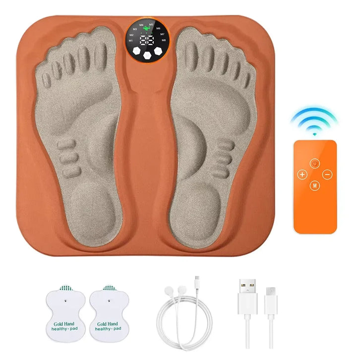 Modernes 3D Fußmassagegerät für Tiefenentspannung müder Füße und verbesserte Durchblutung.