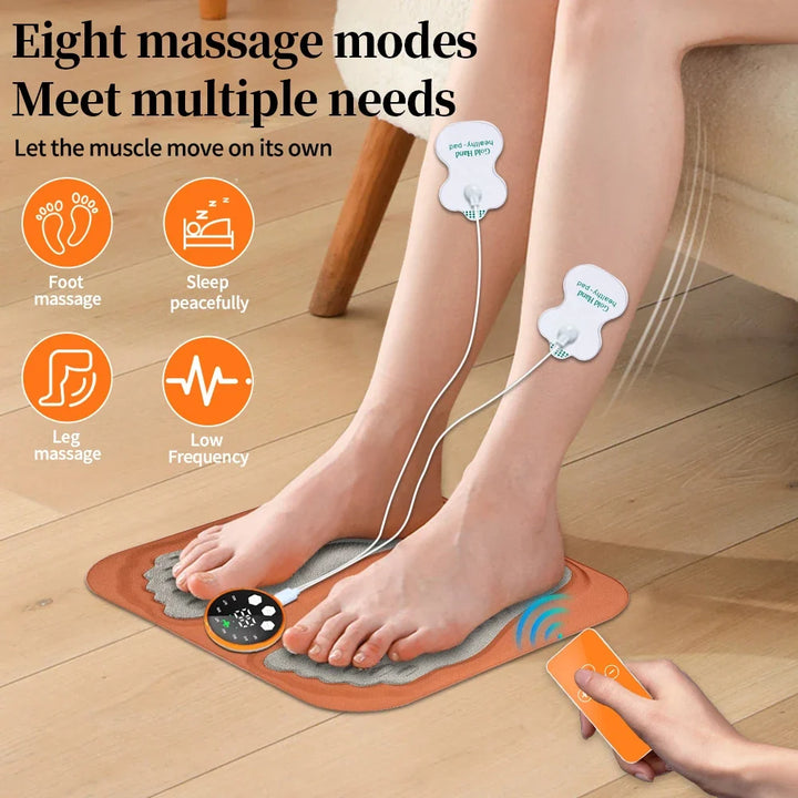 Innovatives 3D Fußmassagegerät mit Shiatsu-Funktion zur Schmerzlinderung und Regeneration.