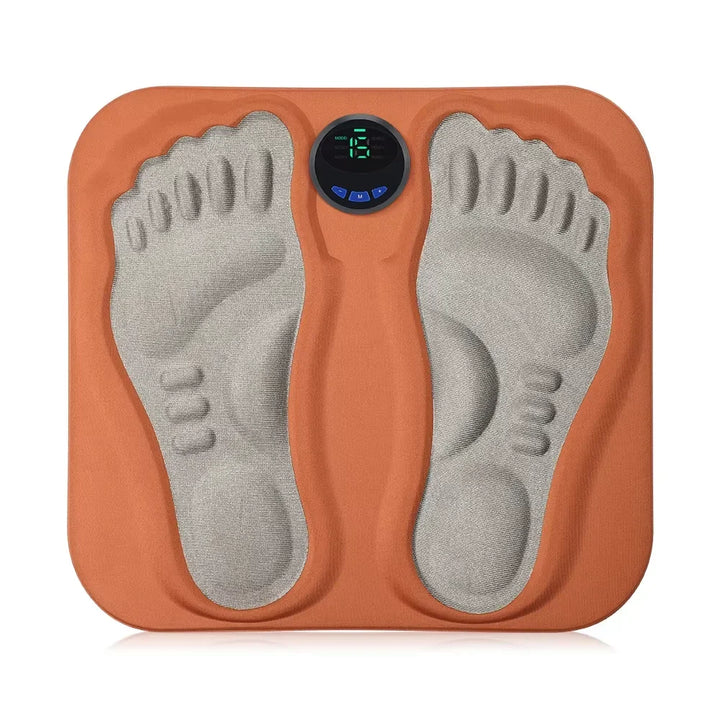 Tragbares 3D Fußmassagegerät für Tiefenentspannung und Therapie müder Füße überall.