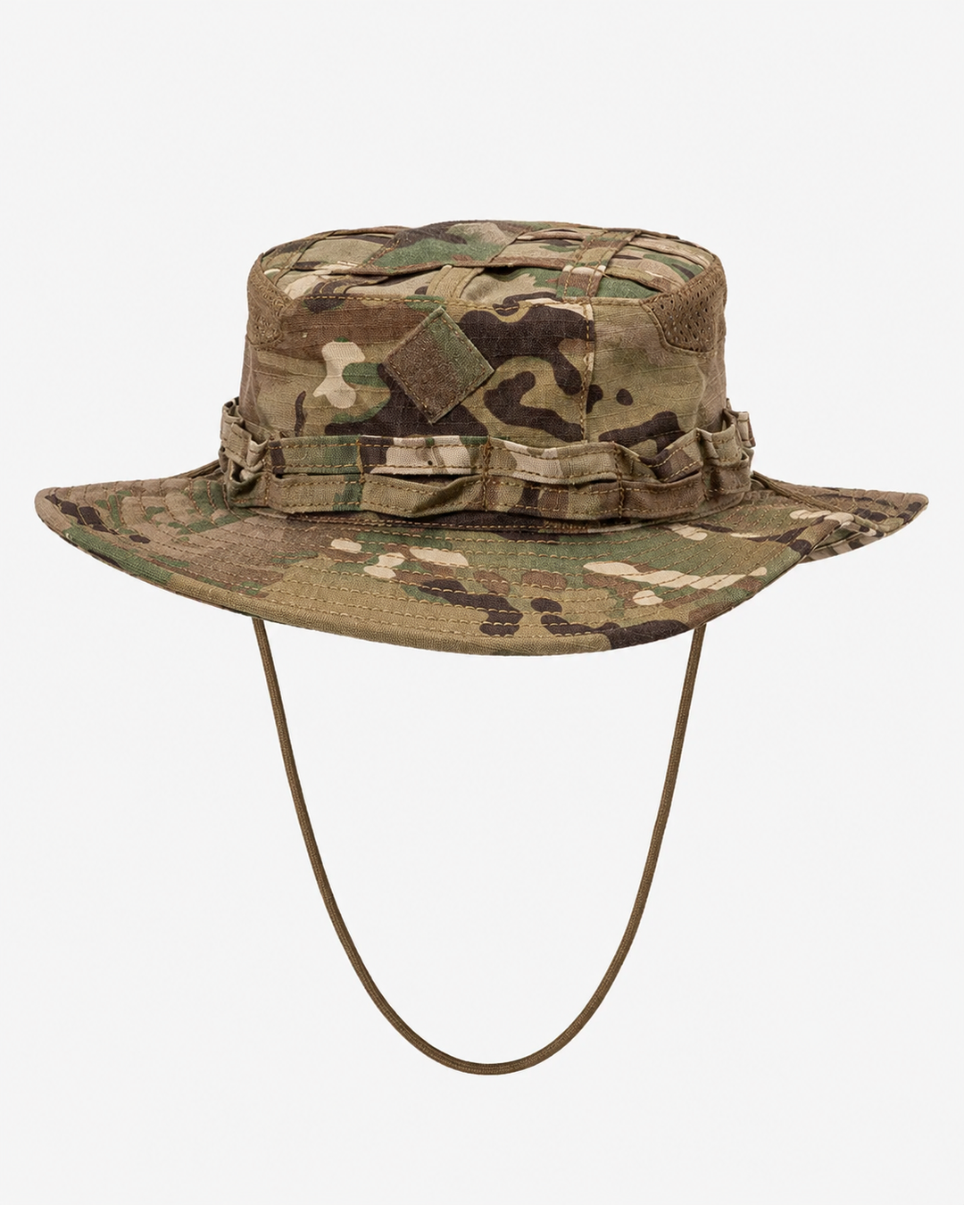 Vielseitiger Boonie Hut in Camouflage, ideal für Wandern, Angeln und Camping. Perfekter Outdoor-Begleiter.