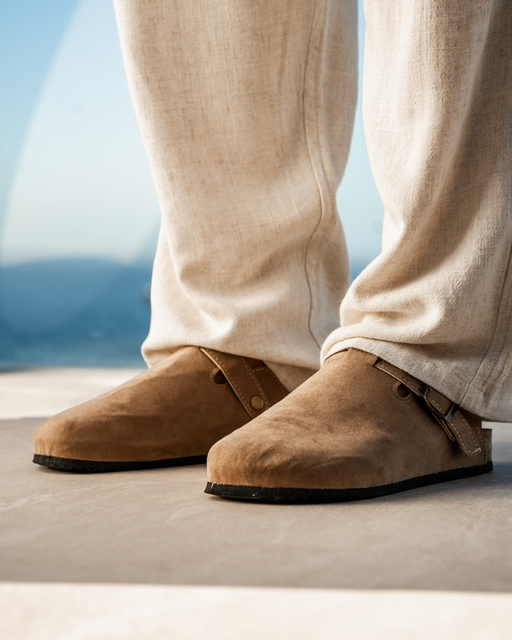 Herren Komfort-Clogs: Bequeme Slip-On-Schuhe für Herbst & Alltag mit rutschfester Sohle.
