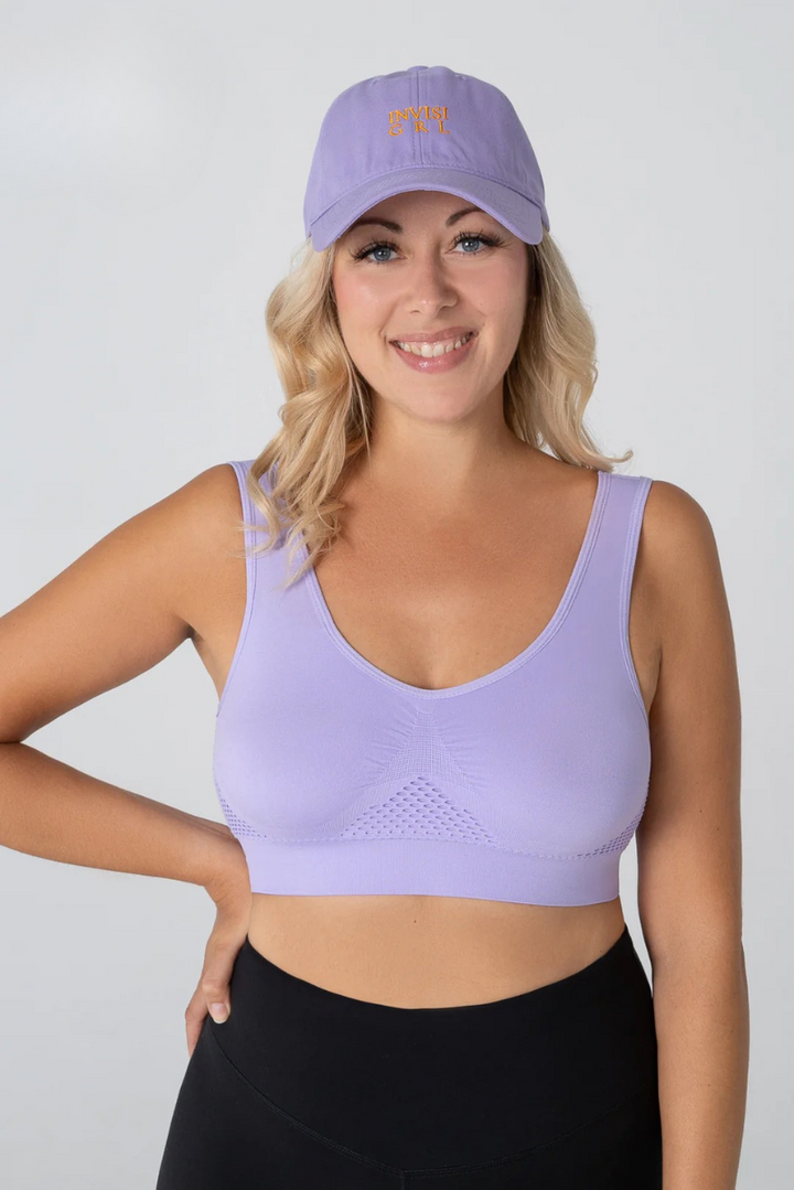 Detailaufnahme: Weicher, atmungsaktiver Damen BH Stoff, perfekt für Sommer-Komfort & unsichtbaren Support.
