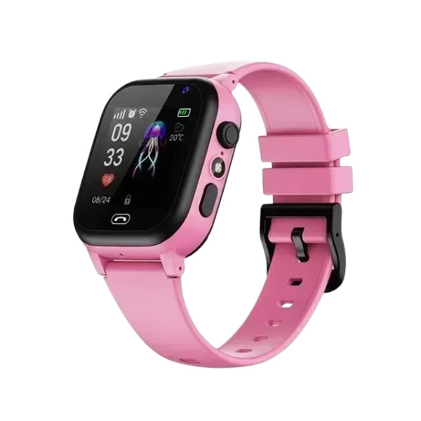 Moderne Kinder-Smartwatch als Geschenk. Bietet GPS, Kamera, SOS & 4G für sichere Kommunikation und Kinder-Tracking.