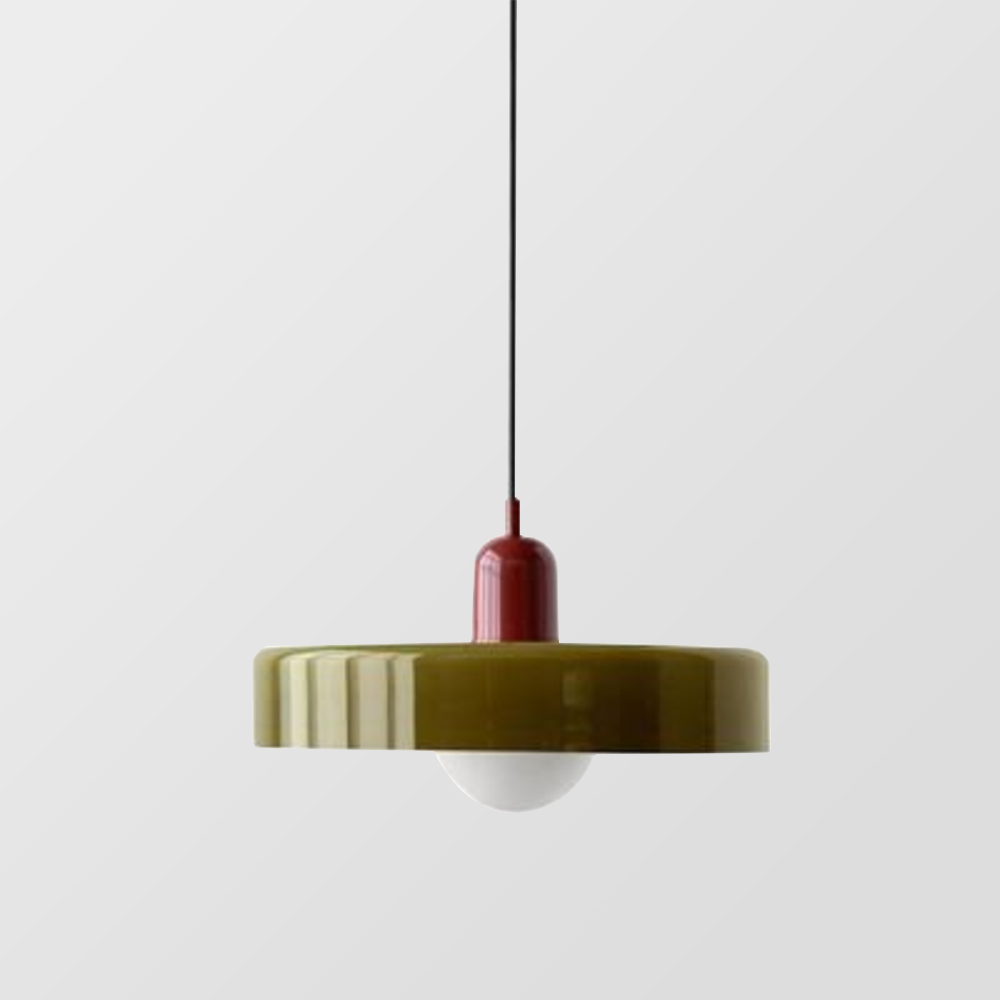 Moderne Buntglas Lampe, farbenfroh, Hängelampe für Ihr Zuhause. Dekorative Innenbeleuchtung.