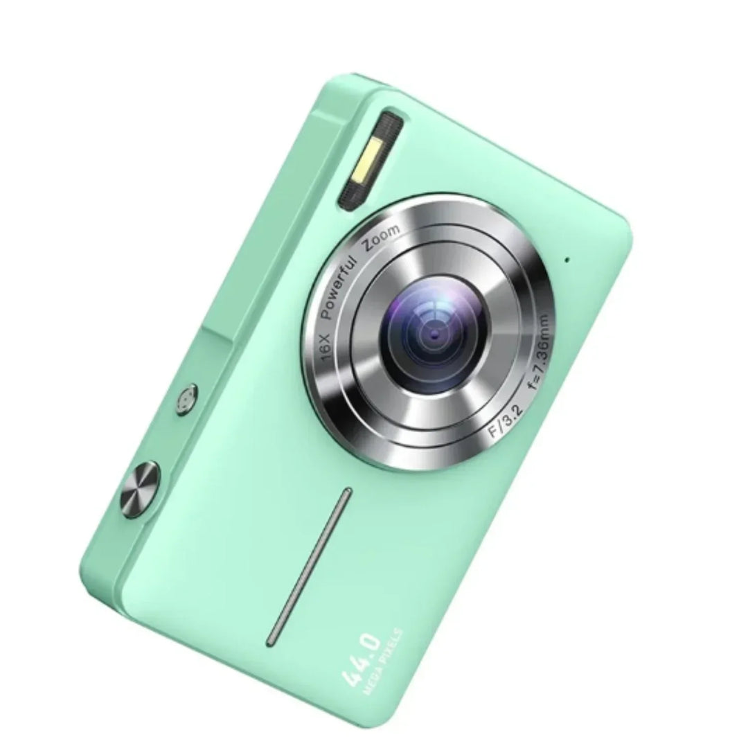 Vintage Snapora Digitalkamera, kompakt & ideal für Schnappschüsse und Reisefotografie im Retro-Look.