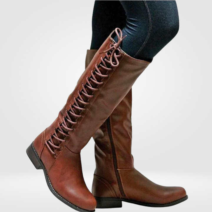 Hohe bequeme Damenstiefel 'Elena' mit elegantem Design; optimale Passform für den ganzen Tag Komfort.