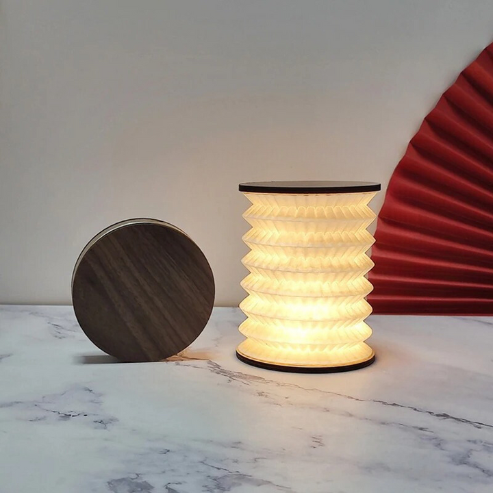 Flexible LED Tischleuchte mit Touch-Dimmer, faltbar & tragbar. Ideal für Schlafzimmer, Büro oder Leselampe.