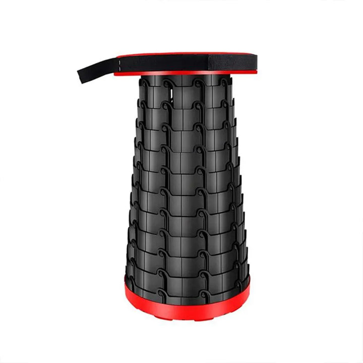 Robuster Outdoor-Klapphocker CompactGo, verstellbar und tragbar, perfekte Sitzgelegenheit für jedes Terrain.