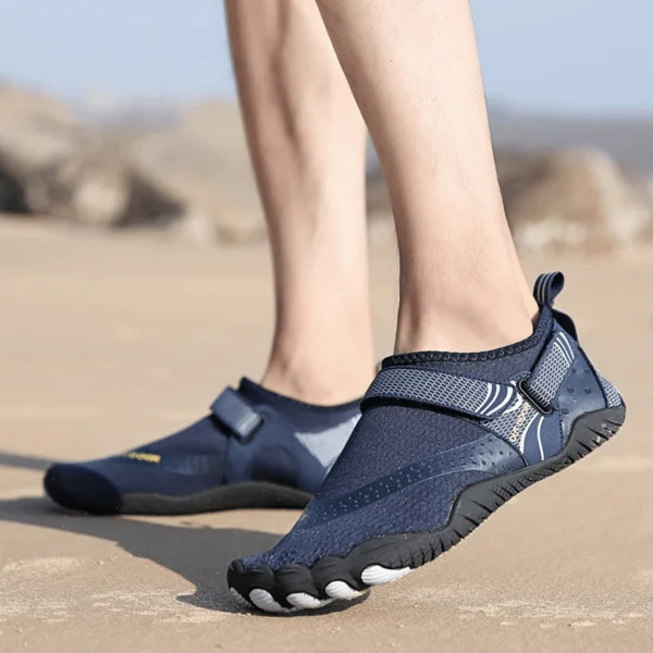 Unisex Wasserschuhe, atmungsaktiv und rutschfest für Strand, Pool & Wassersport.