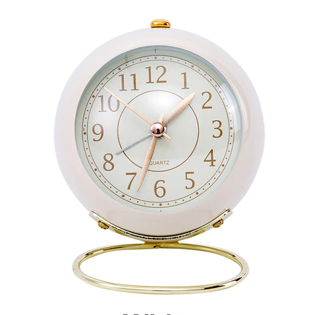 Elegante Vintage Dark Academia Tischuhr, ideal für Wohnzimmer & Büro Deko.