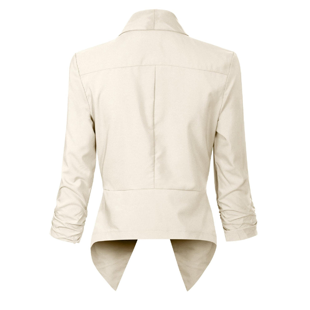 Zeitloser Damen-Langarm-Blazer, offen, elegant für alle Jahreszeiten und Anlässe.