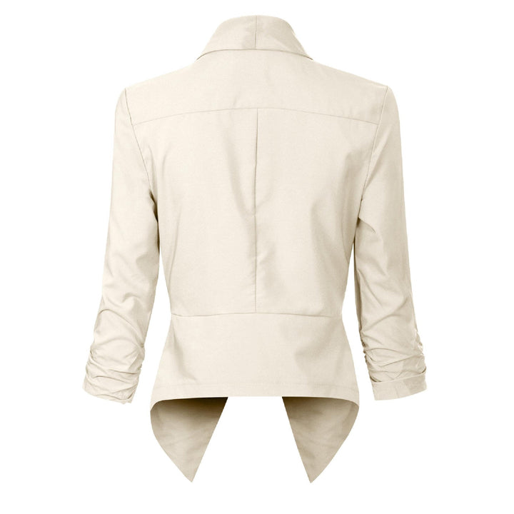 Zeitloser Damen-Langarm-Blazer, offen, elegant für alle Jahreszeiten und Anlässe.