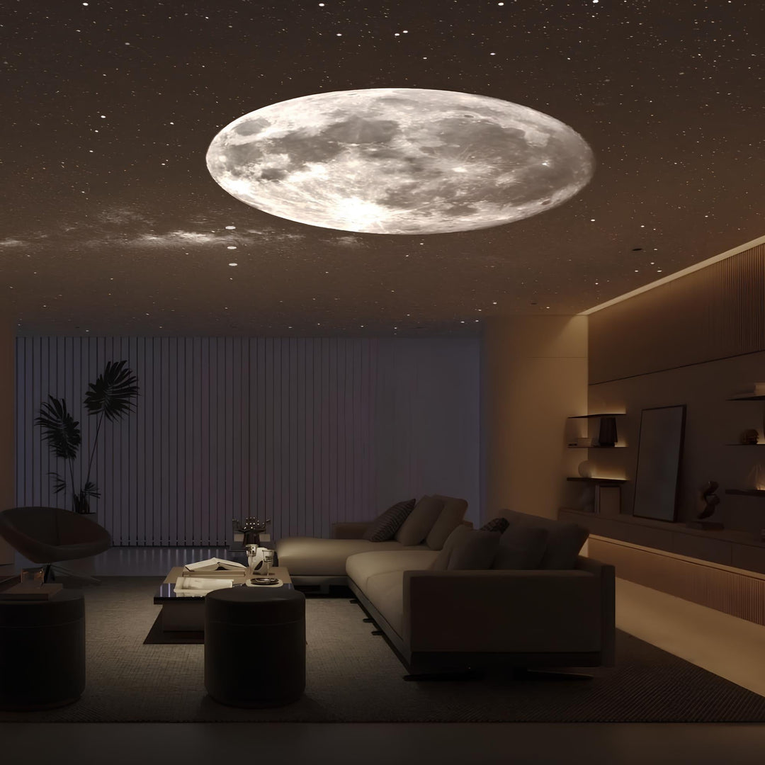 AstroGlow Sternenprojektorlampe, zaubert magisches Universum an Decke & Wände für entspannendes Ambiente.