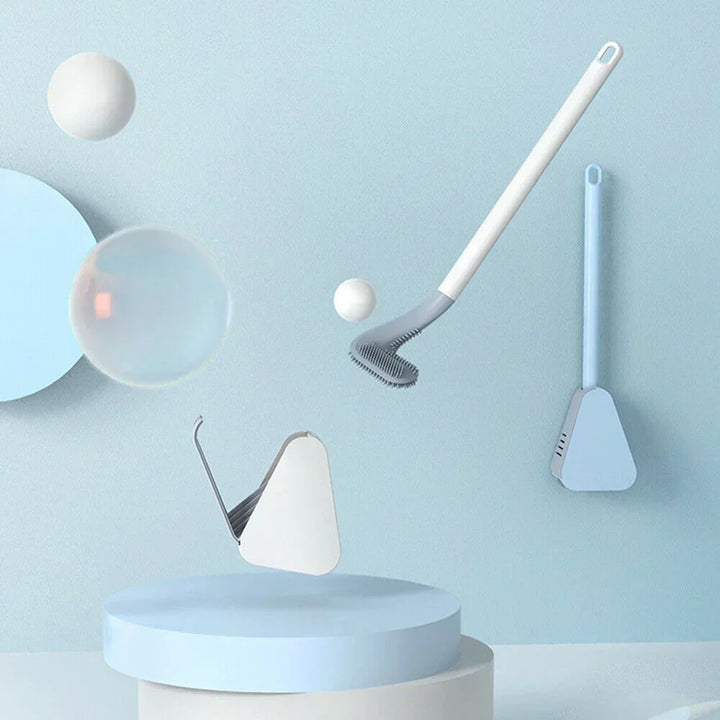 Effektive Badezimmer-Reinigungsbürste mit langlebigen Borsten und hygienischer Aufbewahrung.