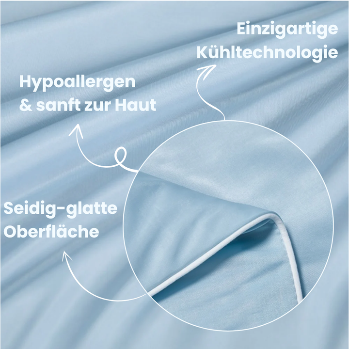 Anti-Schwitzen Sommerdecke, unisex, ChillComfort, für eine angenehm kühle Schlafumgebung.