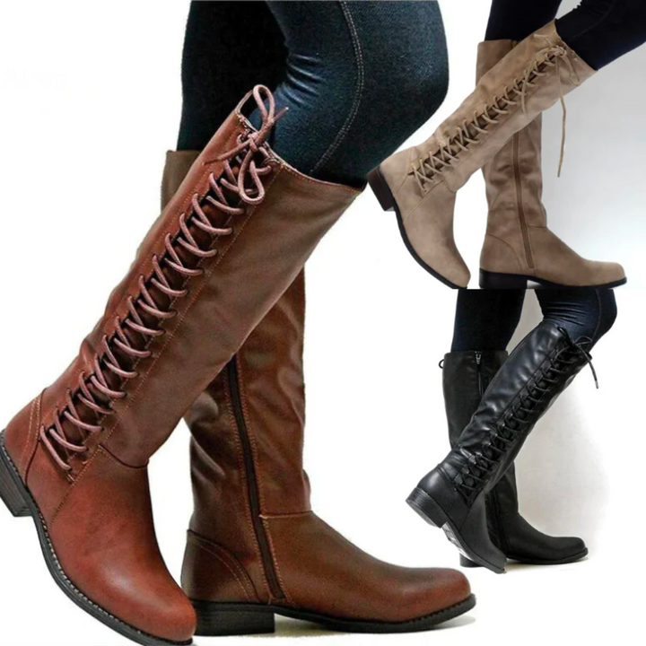 Stilvolle & bequeme Damenstiefel 'Elena' für kalte Tage; die idealen Winterschuhe mit hohem Tragekomfort.