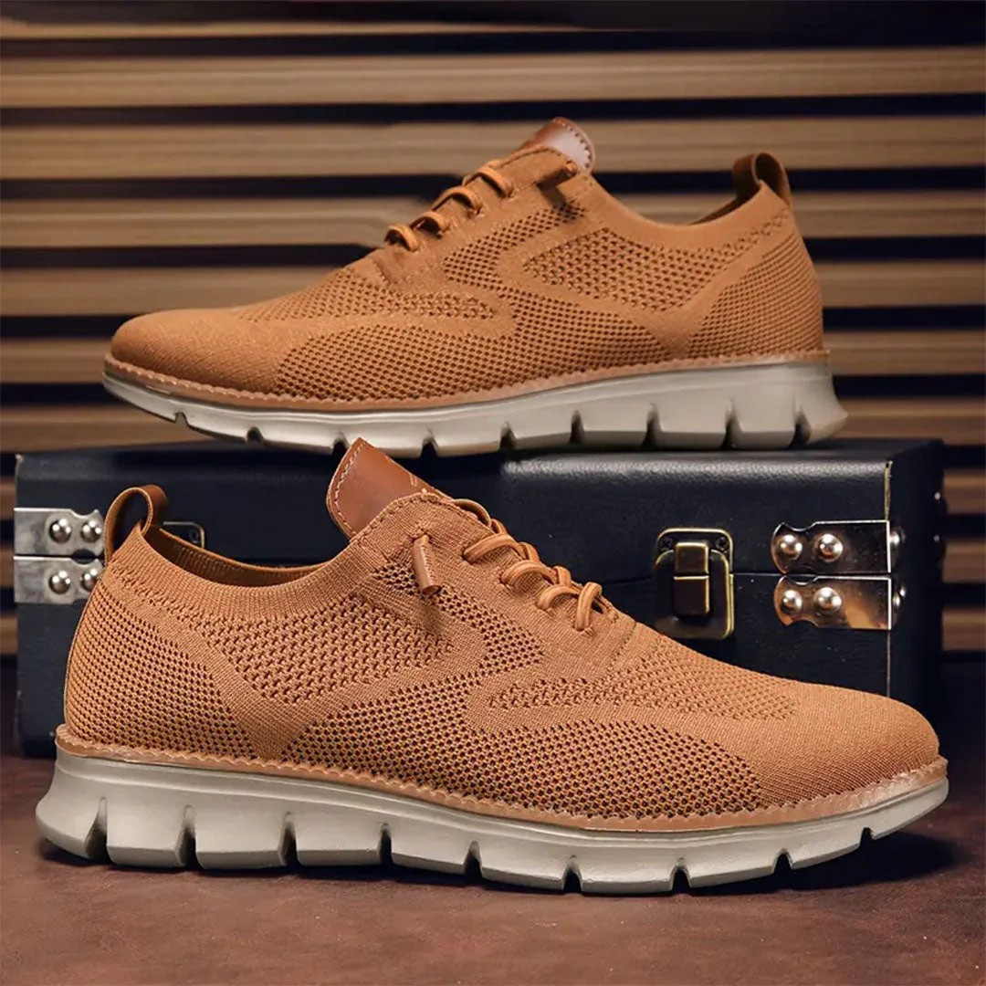 Hybrid Business-Freizeitschuhe für Herren: orthopädisch, stilvoll & den ganzen Tag bequem.