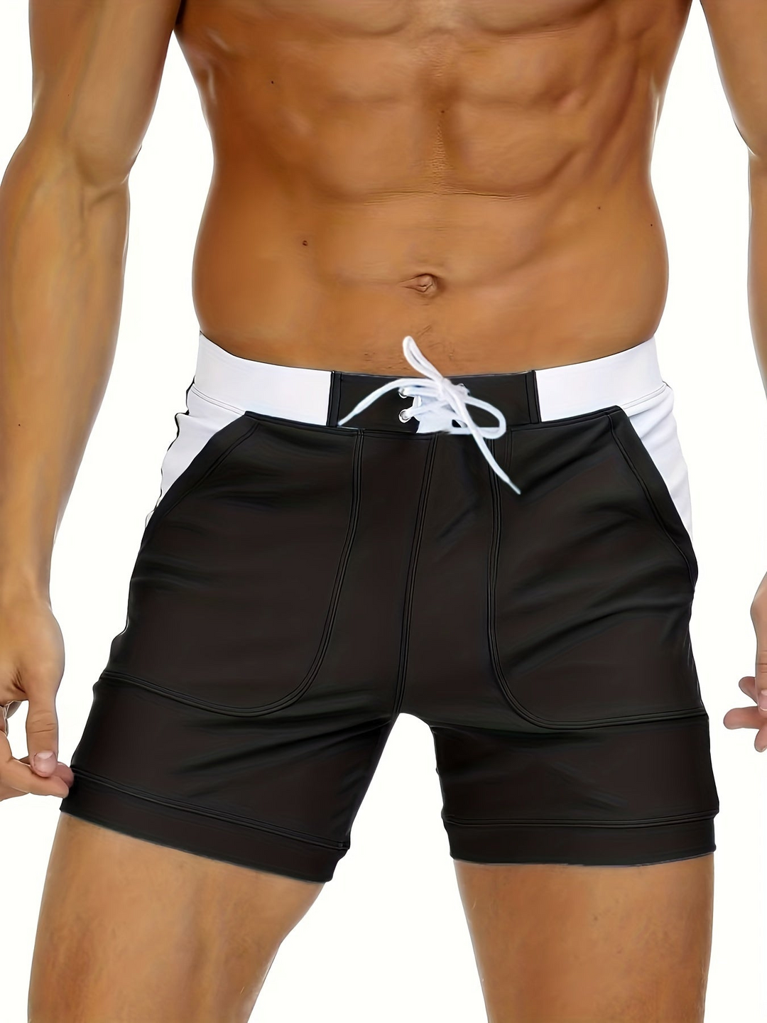 Leichte, atmungsaktive Herren Badehose. Schnelltrocknend für maximalen Komfort beim Schwimmen und am Strand im Sommer.