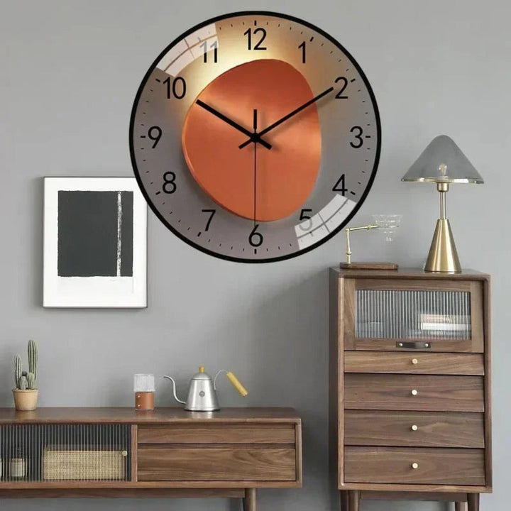 Stilvolle digitale Wanduhr mit geräuschlosem Uhrwerk & heller, gut sichtbarer Anzeige für Zuhause & Büro.