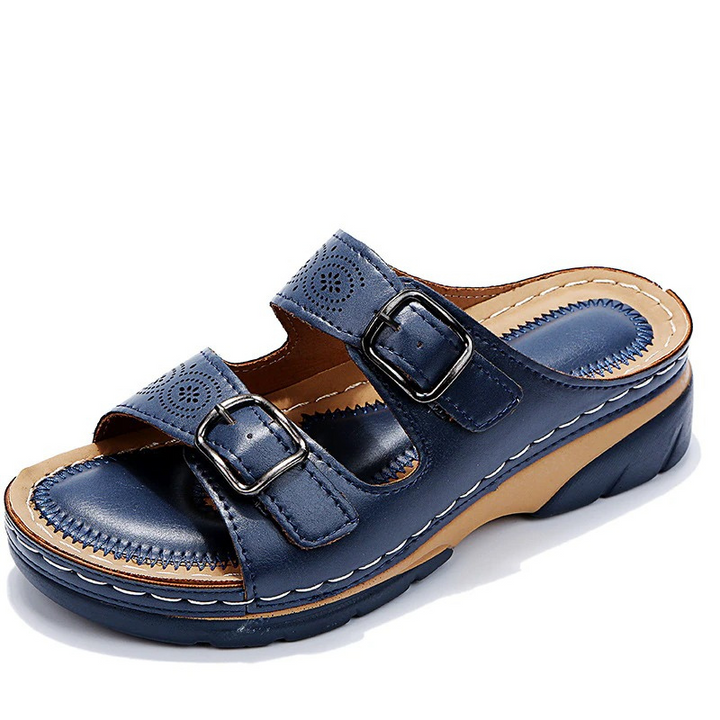 Stilvolle Damen Sommersandalen mit weicher Sohle und Fußgewölbeunterstützung, perfekt für Spaziergänge.