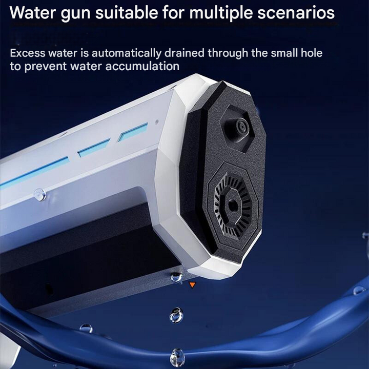 Ergonomische, automatische Wasserpistole, perfekt für Spielzeug-Wasserschlachten im Sommer.