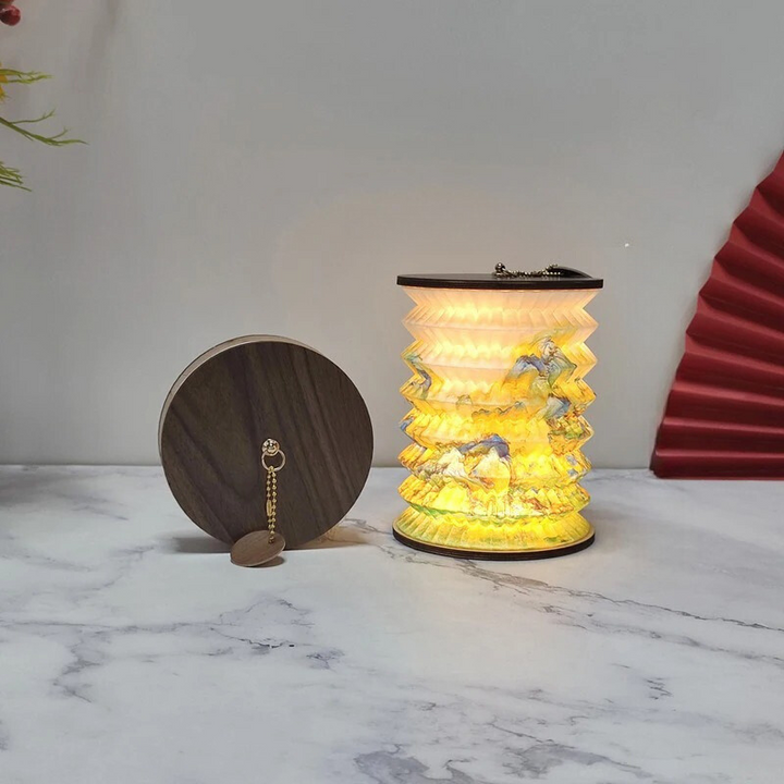 Flexible LED Leselampe mit Akku & Dimmfunktion. Tragbare Nachttischlampe oder Campinglampe für gemütliche Beleuchtung.