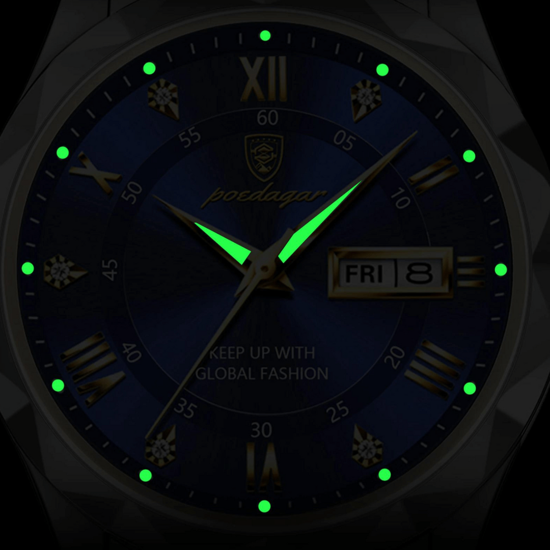 Moderner Klassiker: Herren Armbanduhr, stilvoll und funktionell.