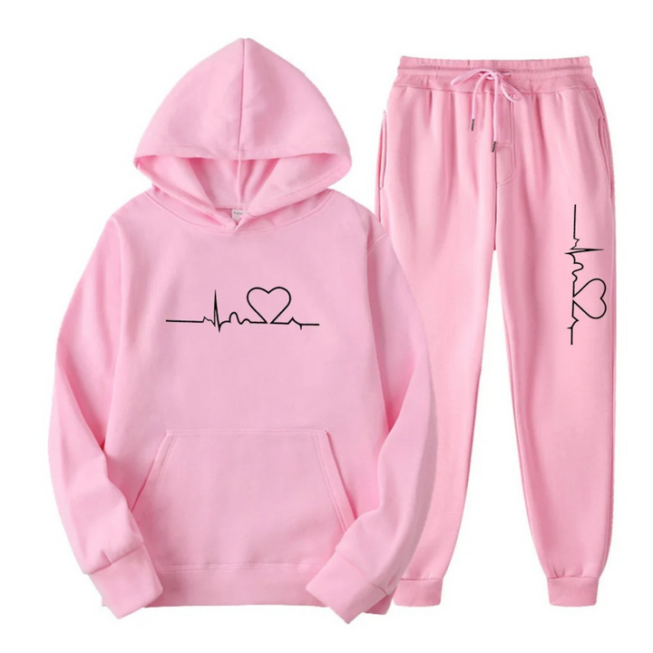 Komfortabler Sportanzug für Damen, sportlich und elegant, ein vielseitiges Outfitset.