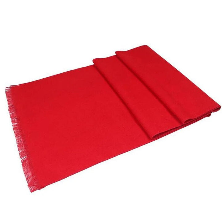 Wärmender roter Kaschmirschal für Damen & Herren. Perfekter Winterschal gegen Kälte.