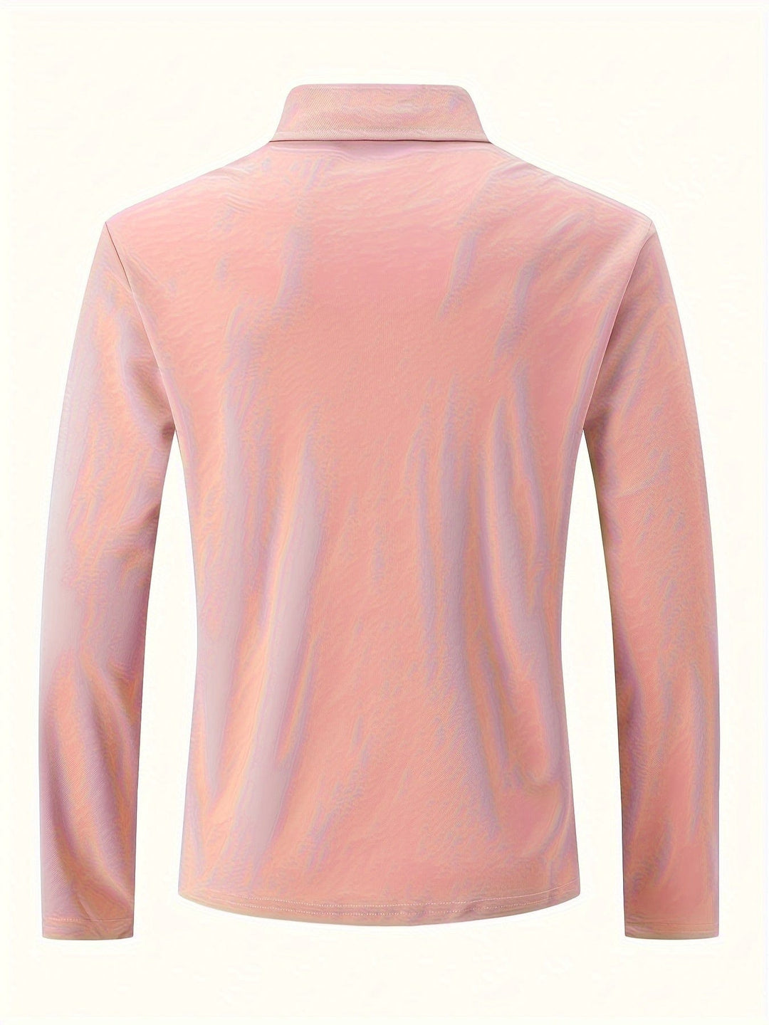 Herbstliches Herren Langarmshirt im Polo-Stil, ideal für geschmackvolle Business- und Freizeitkleidung.