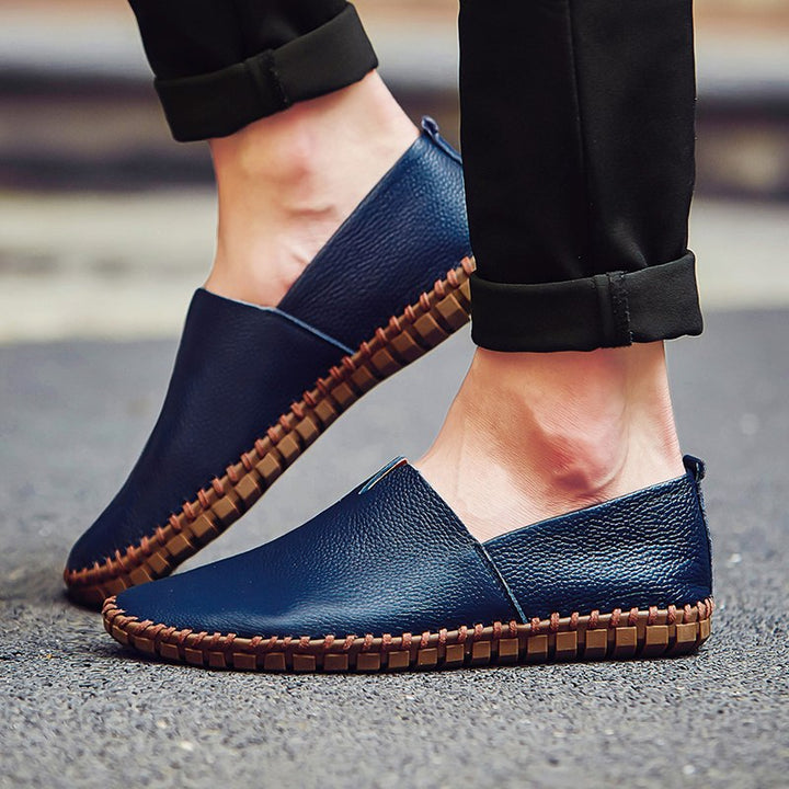 Herren Slip-On Fahrschuhe für bequemen Einstieg, sicheren Halt & alltäglichen Komfort. Männerschuhe mit Gummisohle.