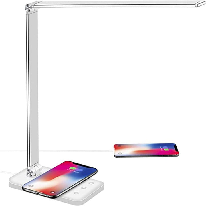 Stilvolle LED-Büroleuchte, dimmbar, mit USB-Ladefunktion & Touch-Bedienung für optimale Beleuchtung.