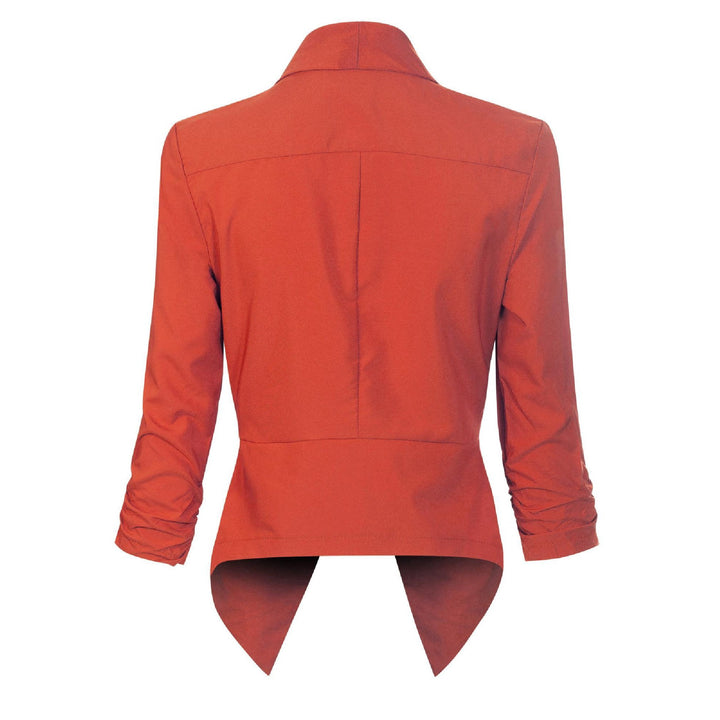 Festlicher Damen-Blazer, langärmelig, offene Form, elegant für besondere Anlässe.