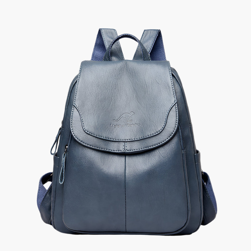 Moderner Damen Tagesrucksack in Grau, vielseitig für Büro & Freizeit, perfekt im urbanen Stil.